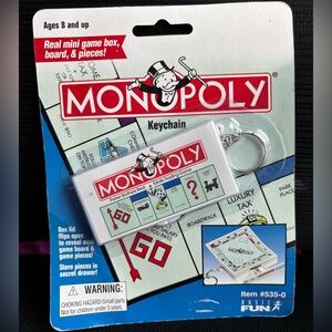1998 Hasbro Pocket/keychain Monopoly Sealed!